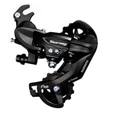 Shimano, Tourney RD-TY300, Rear derailleur, 6/7sp., SGS, Black, With adapter